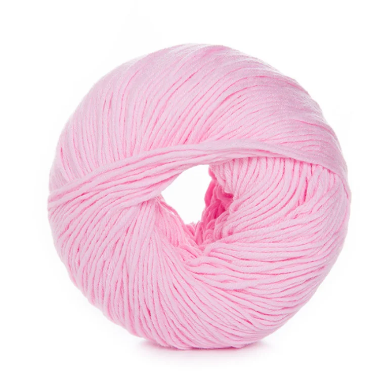 Rainbow Color Thick Warm DIY Crochet Knitting Hand-woven Milk Soft Baby Cotton Crochet yarn