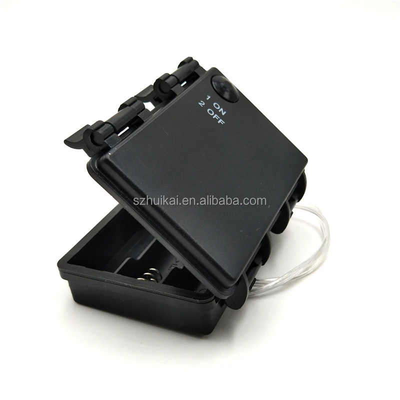 Hot Selling AA 2/3/4/6 coil waterproof battery holder case high quality ABS battery holder timer