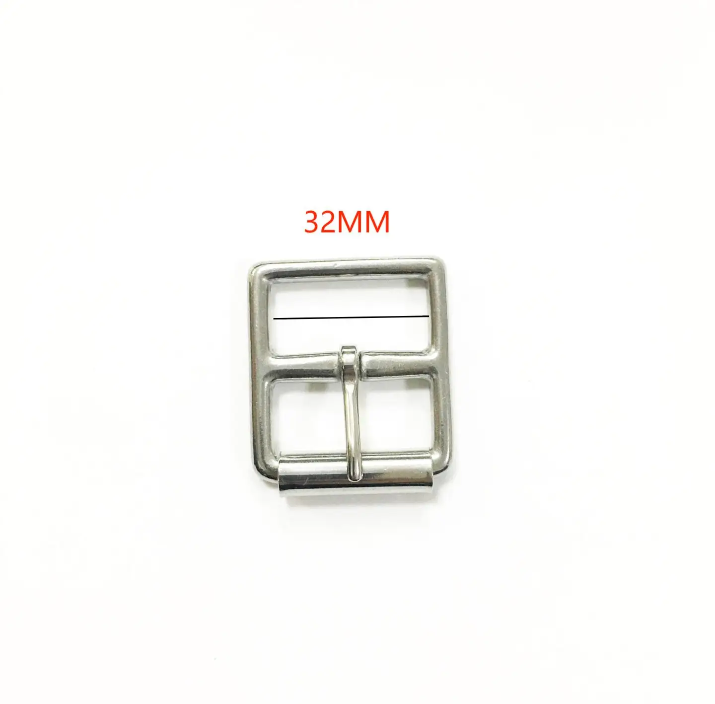CLOXY 32mm 30mm Steel Belt Buckle Stainless Steel Belt Buckle Roller Pin Buckle for Webbing Leather Strap