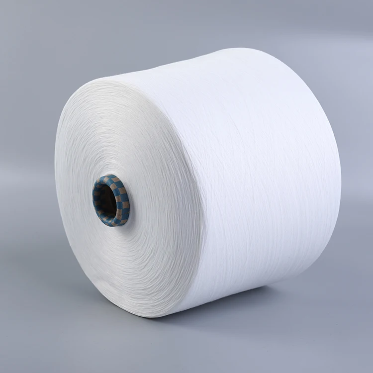
100% polyester spun virgin yarn for knitting 