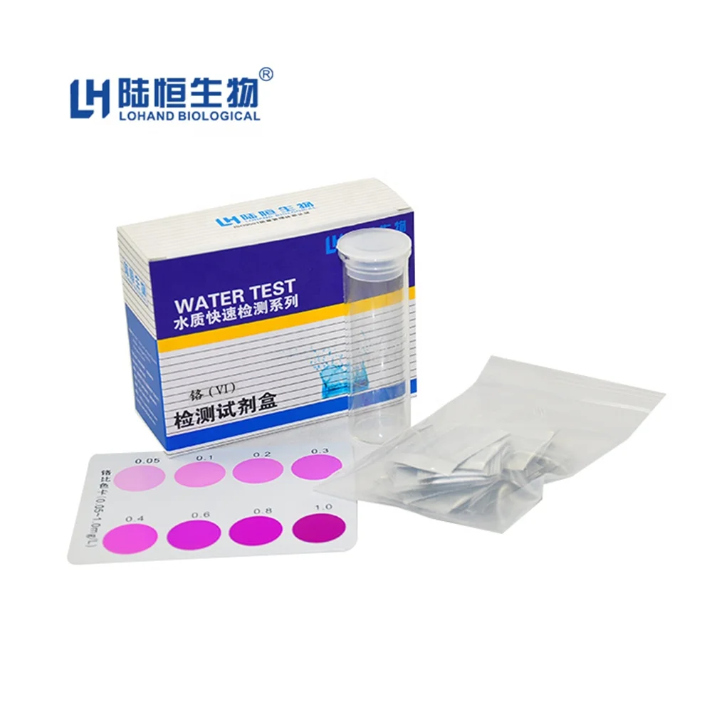 Lohand Rapid Test Series Wholesale Factory Price Hot Sale Lab Water Quality Analysis Chromium(VI) Test Kit