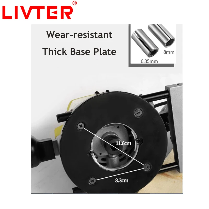 
LIVTER Hand held woodworking electric engraving machine multifunctional trimming machine slotting machine 