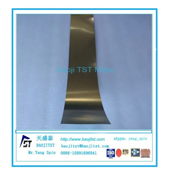 ASTM B393 Niobium strip