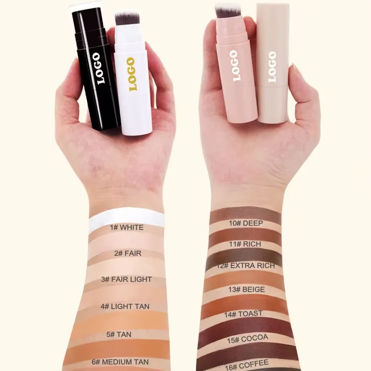 Custom Logo Contouring Stick Creamy Makeup Vegan Body Face Eye Brighten Contour Stick Private Label