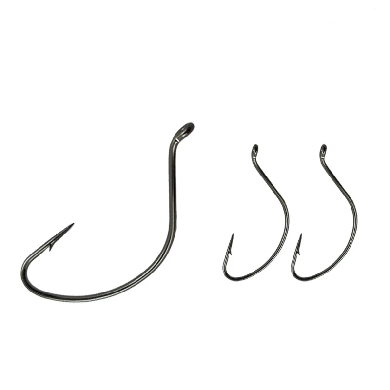 High quality wide gape fishing hooks perch 100pieces/bag