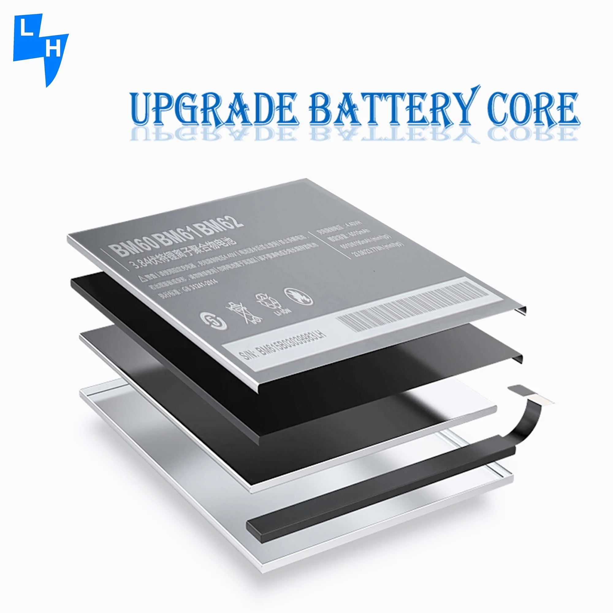 6200mAh BM60 BM61 BM62 Pad2 Pad3 Pad 7.9 Tab battery for Mi Pad1battery