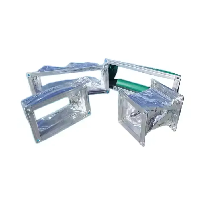 Industrial-Style HVAC System Stainless Steel Air Duct Counter Flange Flexible Connector for Outdoor & Hospital Application Shape
