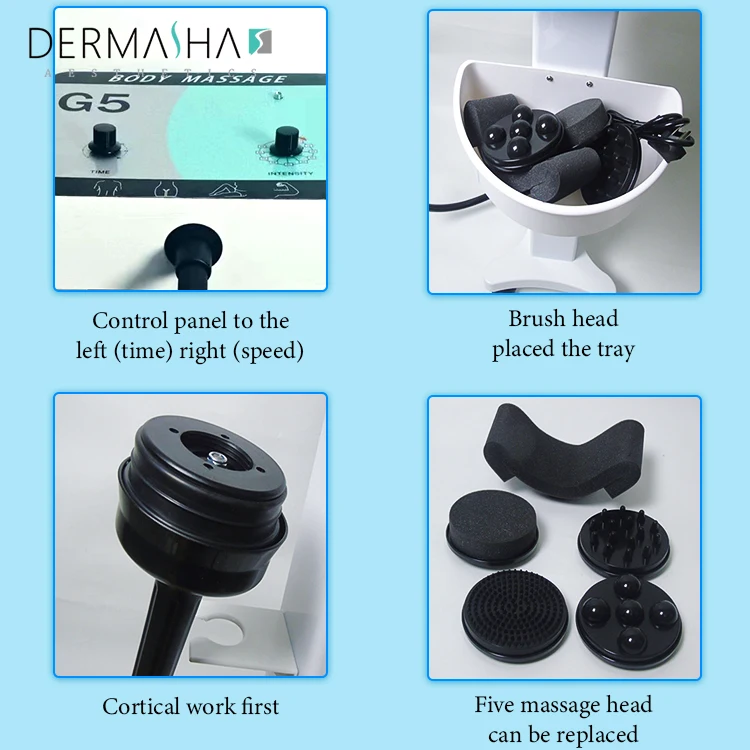 Body Relax SPA Machine Cellulite Reduction Vibrating Body Massager with High-frequency G5 Slimming Machine Price g5 Device