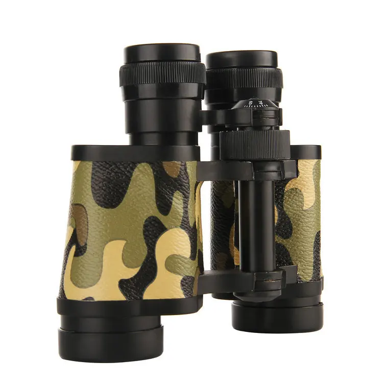 Russian 8x30 Hd Handheld Portable Binoculars Telescope Camouflage Leather