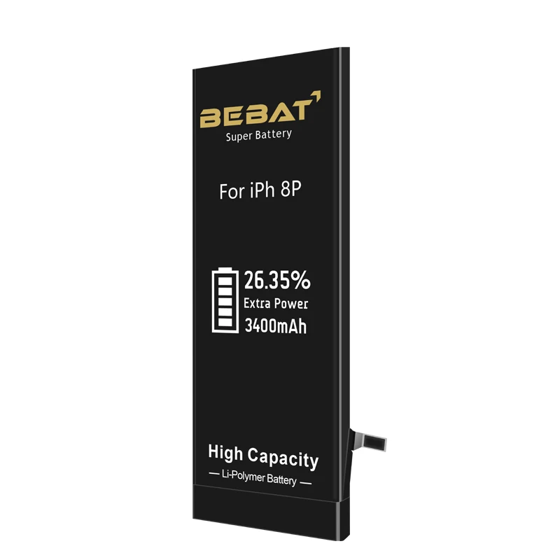  Phone accessories battery 100% original for iphone 8 plus 3400mah high