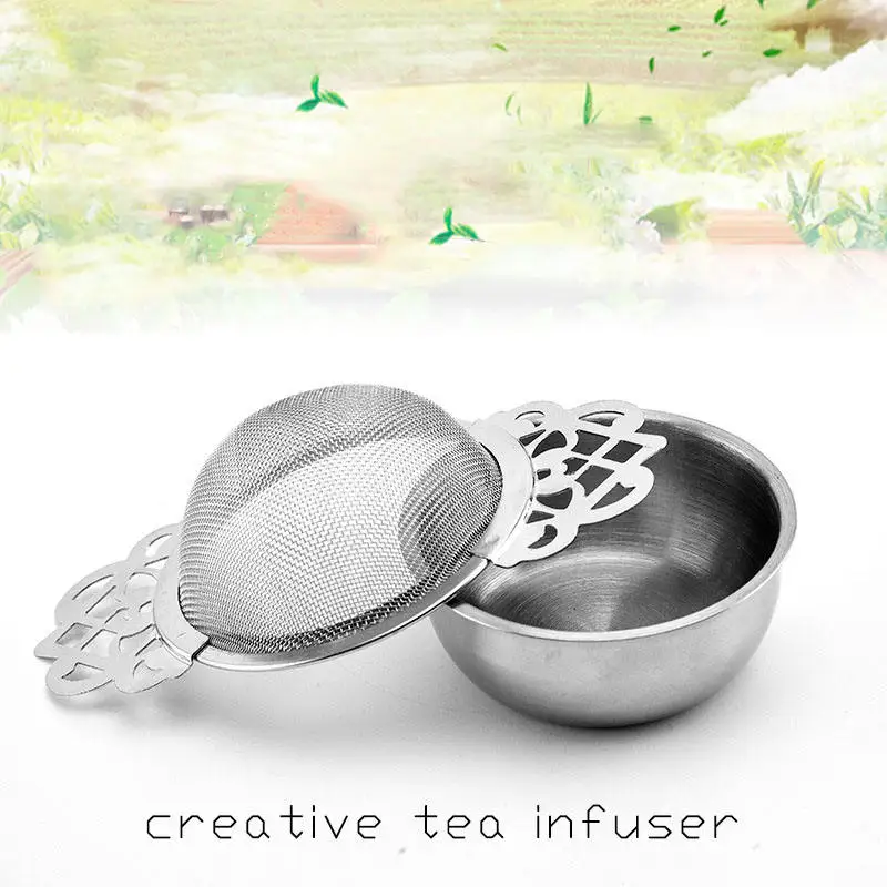 304 Stainless Steel Tea Strainer Tea Filter Teapot Filter Lace Tea Separator
