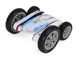 Factory wholesale  kids new mountain beach road rc car with lighting electric rc twist fancy stunt rolling remote car toy