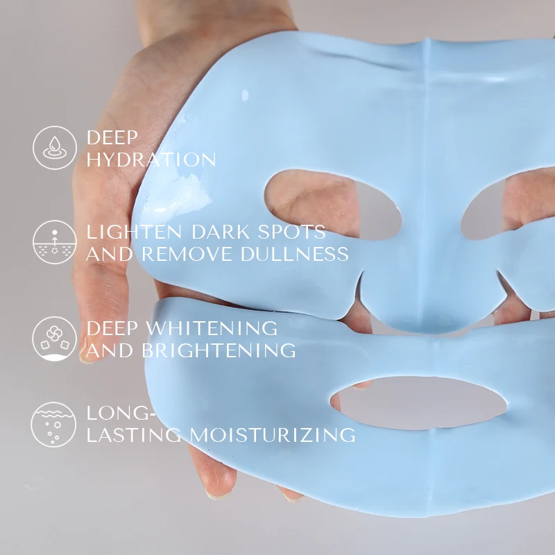 Korea Face Sheet Mask Natural Organic Moisturizing Cryotherapy Rubber Mask Manufacturer