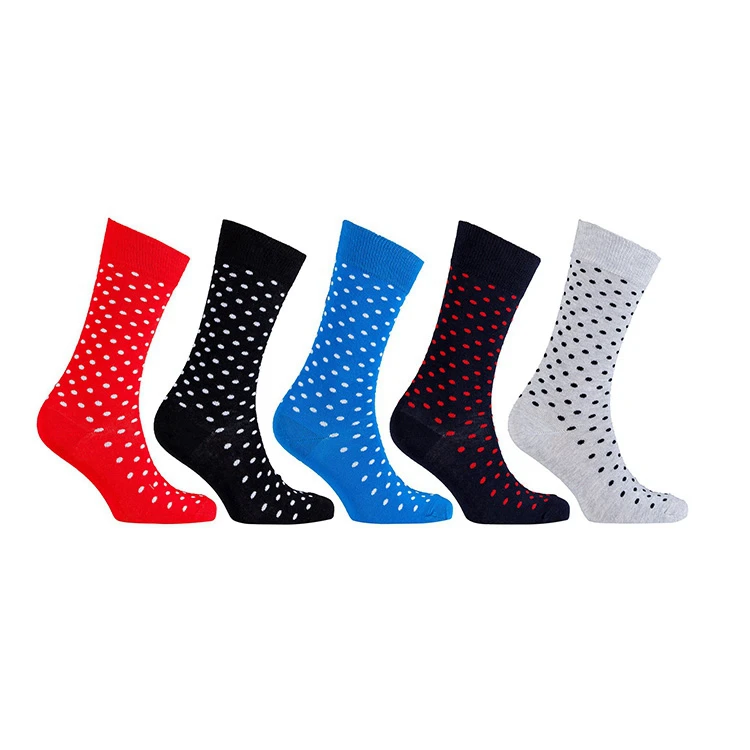 KTP-0866 polka dot socks for men