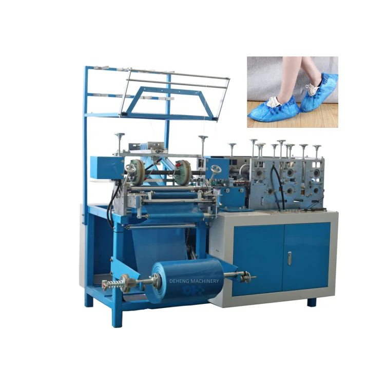 Professional Wholesale Plastic Foot Cover Waterproof Dust proof Overshoe Medical disposable Shoe Cover Making Machine