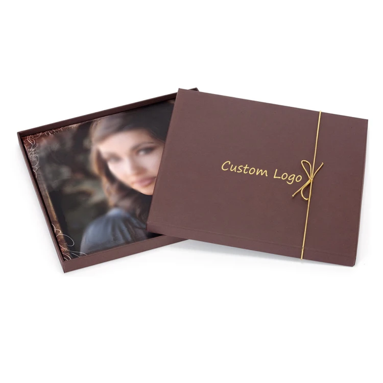 Factory customized wholesale wedding photography prssentation photo alum box