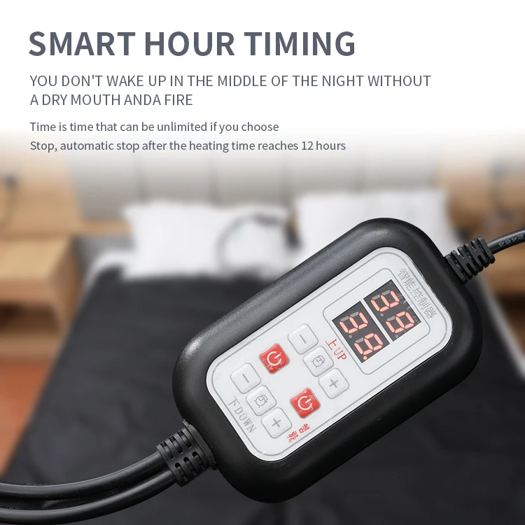 Custom Logo 24V 12V Safety Low energy consumption Electric Heated Blanket  Waterproof Therapy Blanket for Cars Households