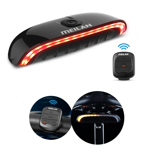 Luz trasera para bicicleta  indicador de juego de luces Led para bicicleta  luces Led  senal de  para bicicleta