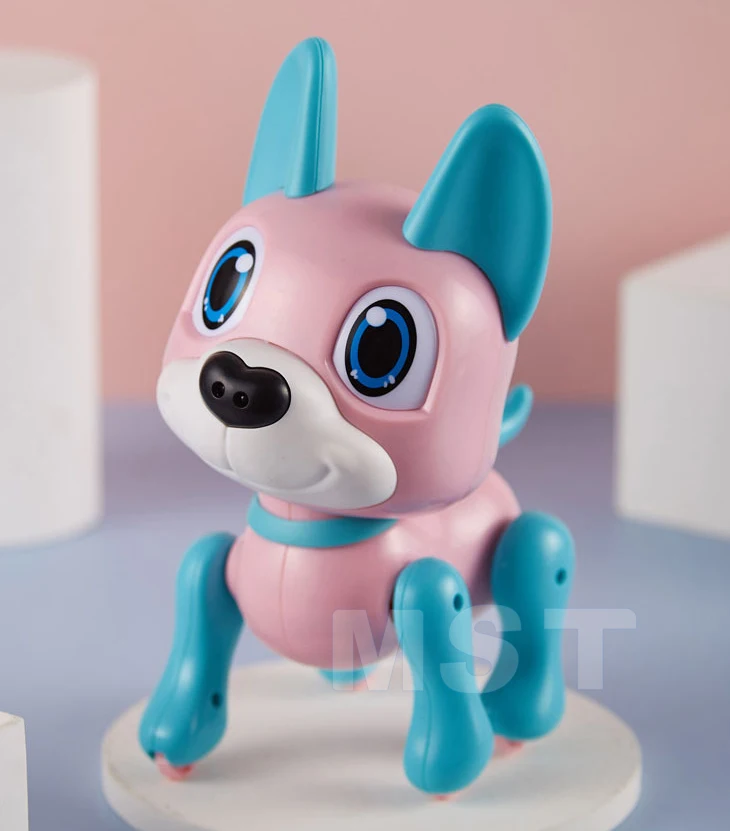 Wholesale Funny Intelligent Kids Interacted Electronic Pet Toy Sounding Musical Lighting Obstacle Avoidance RC Dog