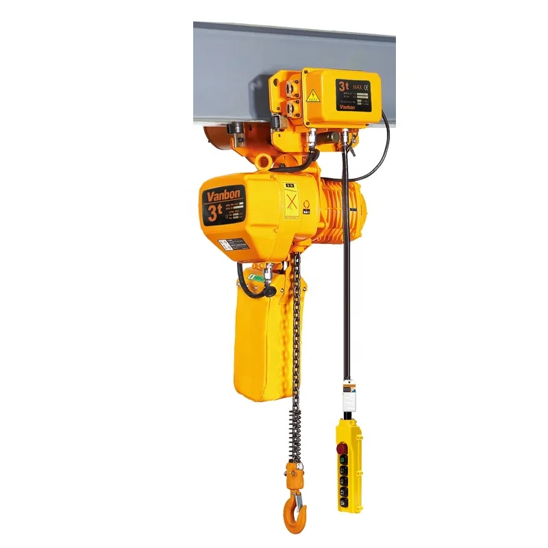 Vanbon OEM accepted 3 ton electric chain block for sale