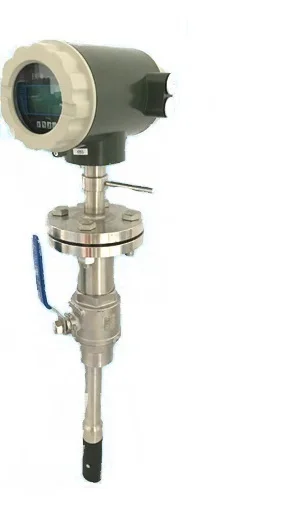 Plug-in electromagnetic flowmeter