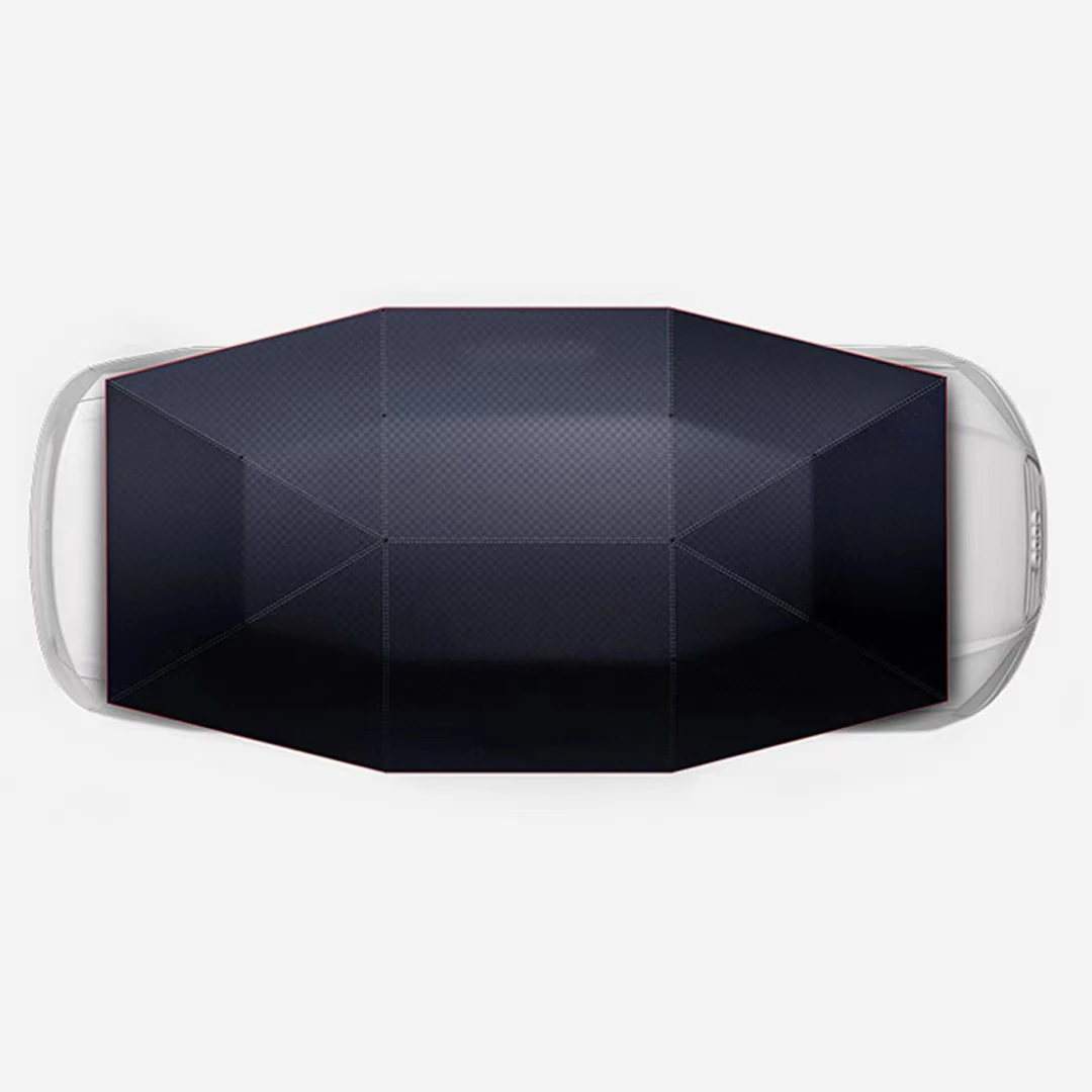 Customized Wholesale Automatic Waterproof Sunshade Sun Hail Protection UV Rain Snow 210D Oxford Folding Car Body Cover