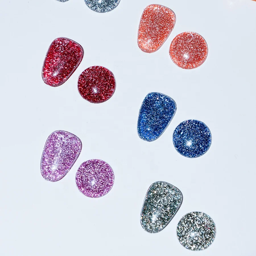 Salon UV Gel Polish Nail Paint 15ml with 30 Diamond Glitter Colors Shining Beauty Supplies for Nail Use
