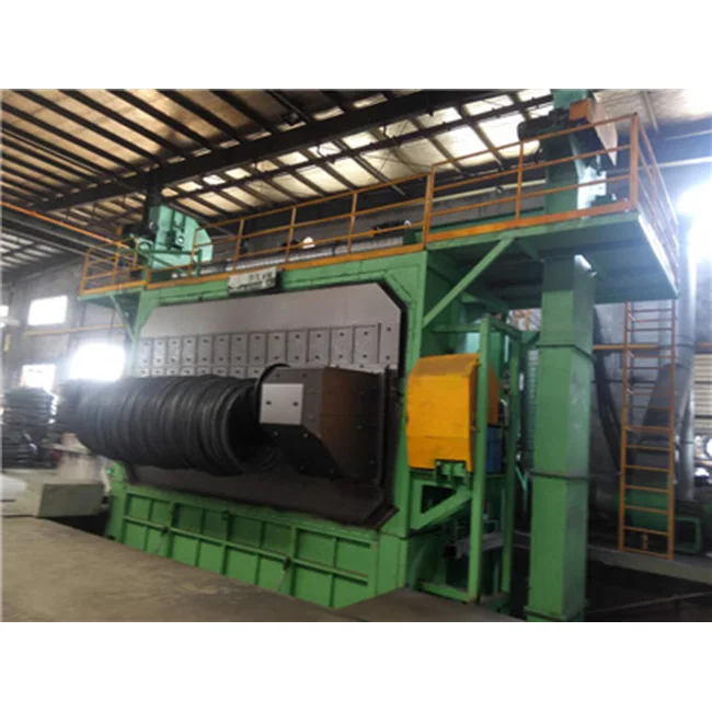 
Wire Rod in Coils Surface Shot Blasting Machine 