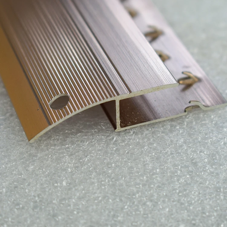 Wholesale Hign Quality Aluminum Carpet Tile Edge Trim Carpet to Tile Transition Strip