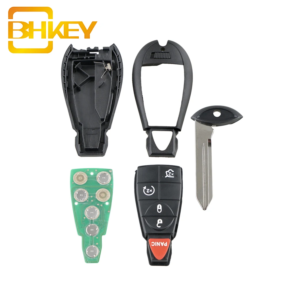 5 кнопок 433 МГц БЕСКЛЮЧЕВОЙ вход брелок дистанционный ключ для 2008-2012 Jeep Grand Cherokee M3N5WY783X