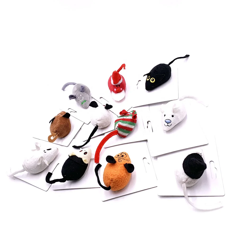 Симпатичные Прочный chaser царапин чучело полиэстер мышь Форма кошка игрушки с поставщиками