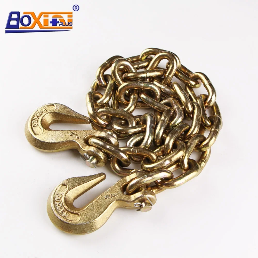 G70 Cargo Tie Down Transport Anchor Lashing Chain with Grab Hook 8600mm