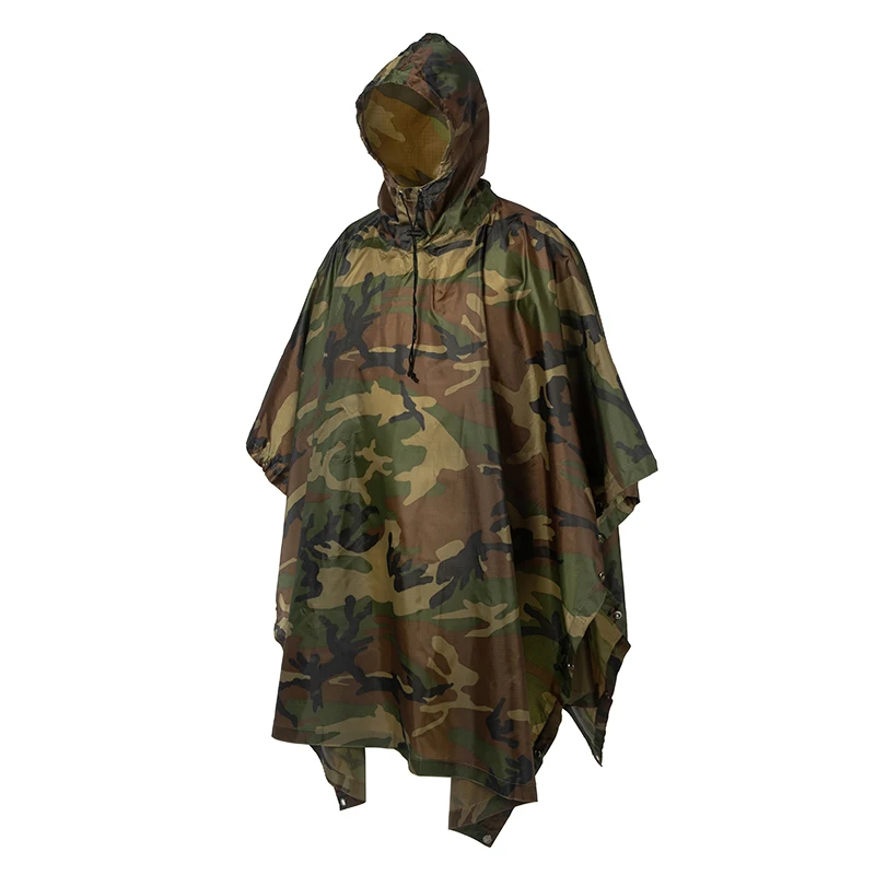 Водонепроницаемый Камуфляжный плащ от дождя пончо рюкзак для походов