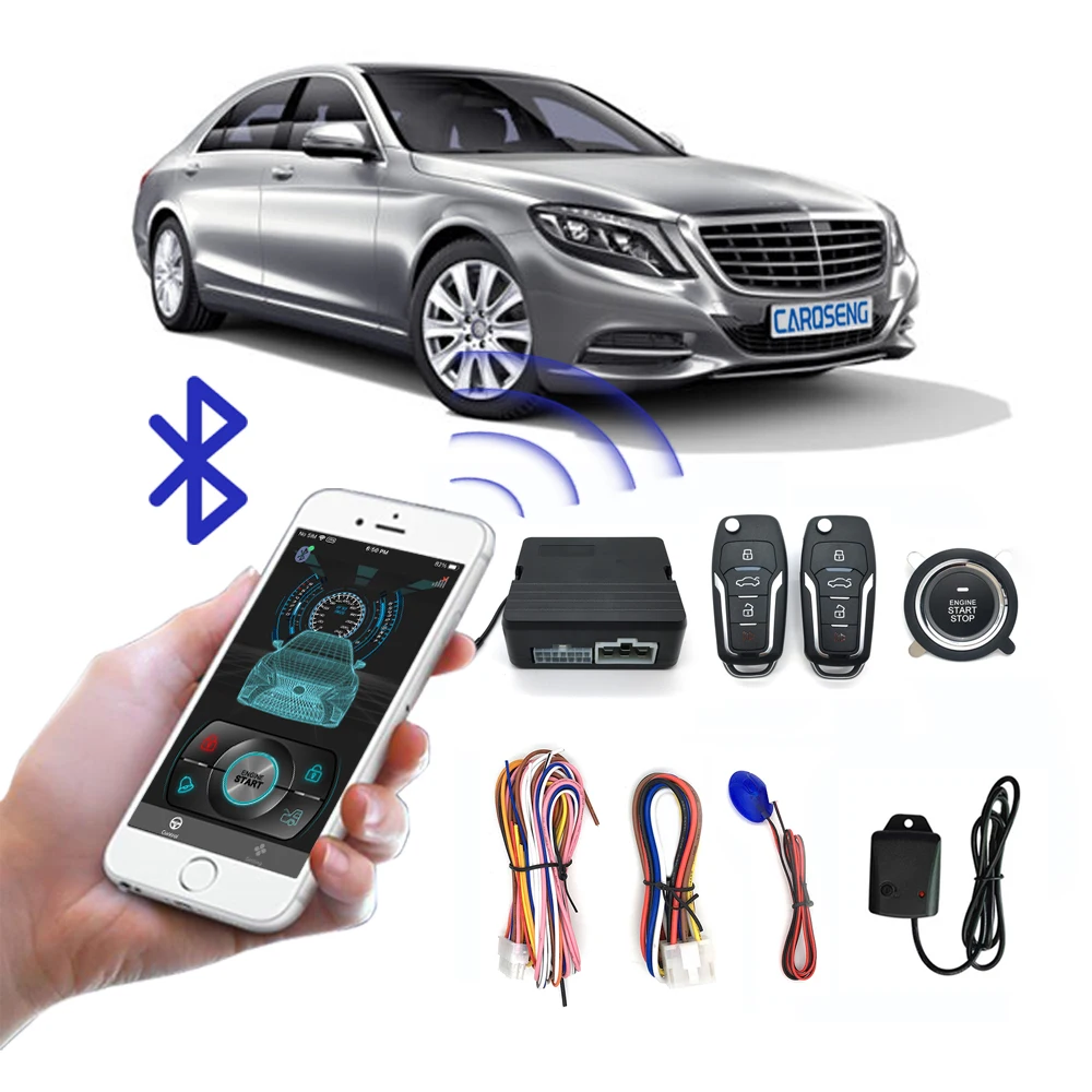 Universal Electric Shock Remote Engine Start Security System Car Alarms