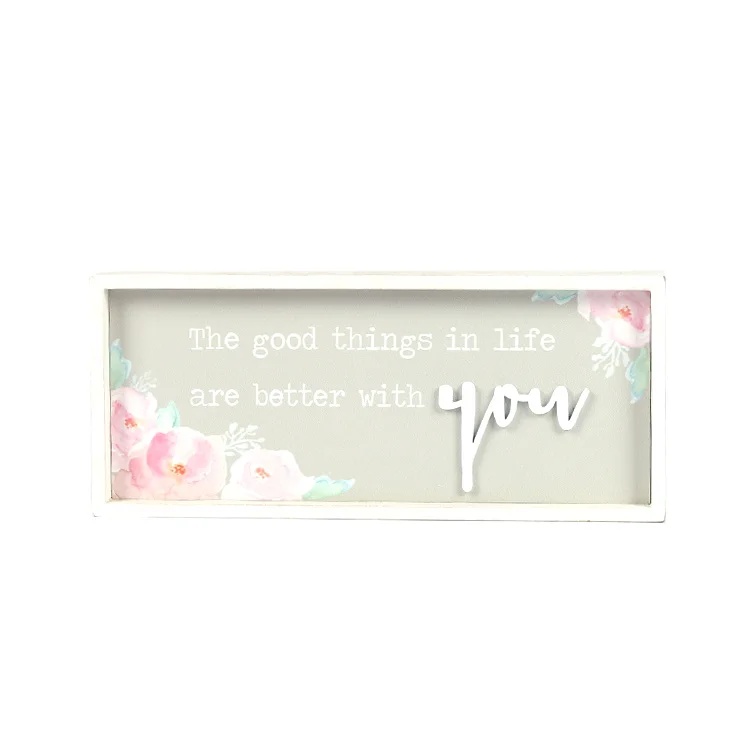 
Artistic Wooden Framed Lifted Decor Art Decoration Sign to Decorate Walls 