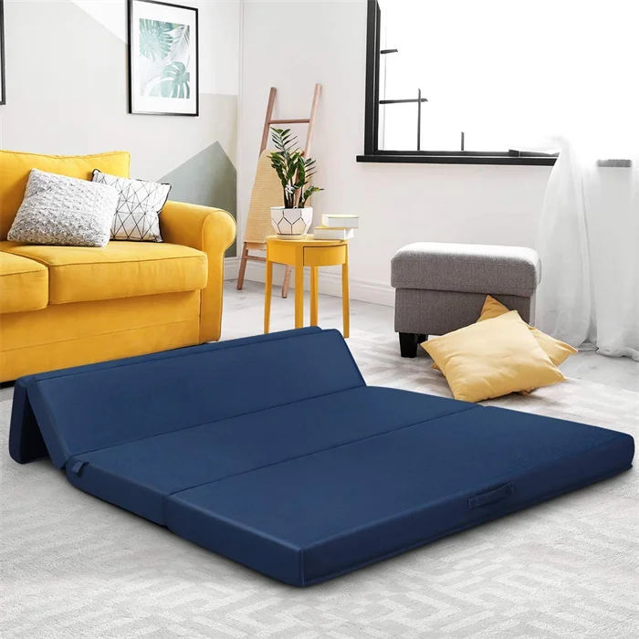 fold mattress 4 inch Super luxury 5 zone memory foam mattresses