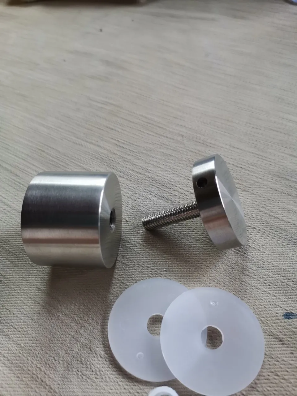 304 316 2205 stainless steel glass fitting accessories glass standoff for handrail railing