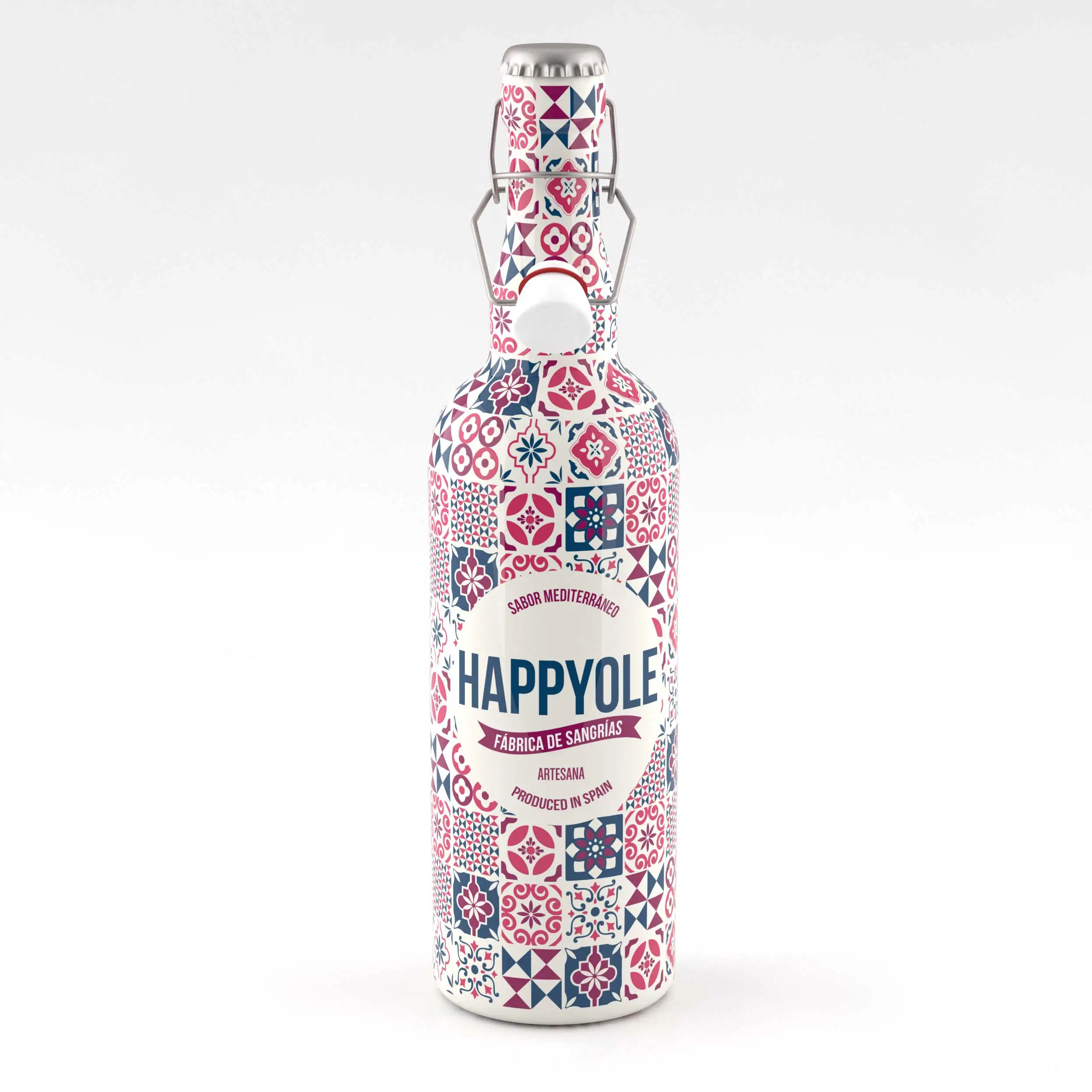 HAPPYOLE красная Сангрия 75cl./испанская Сангрия. Натуральный свежевыжатый соки. Клубника апельсин лимон Груша