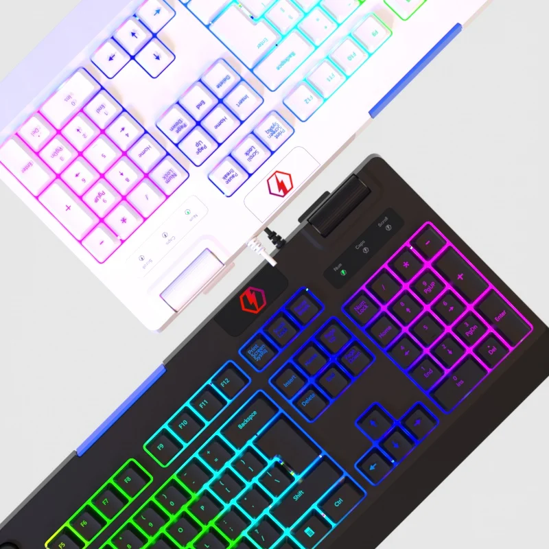 Ultra Wired Waterproof Portable Gaming RGB Anti-Ghosting Mobile Mechanical keyboard for Windows Game