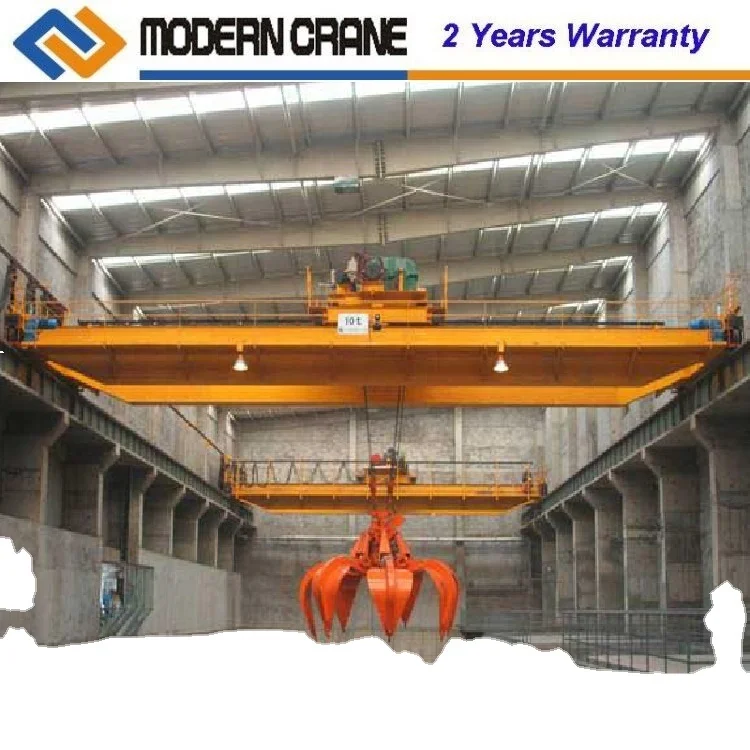 claw bridge crane overhead crane with hydraulic claw hydraulic crane for steel scrap