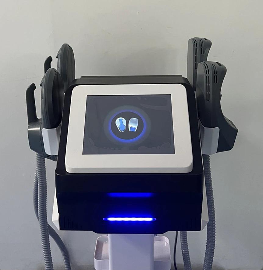 Portable hi emt EMslim EMS rf Sculpting Machine 4 Handles work at the same time