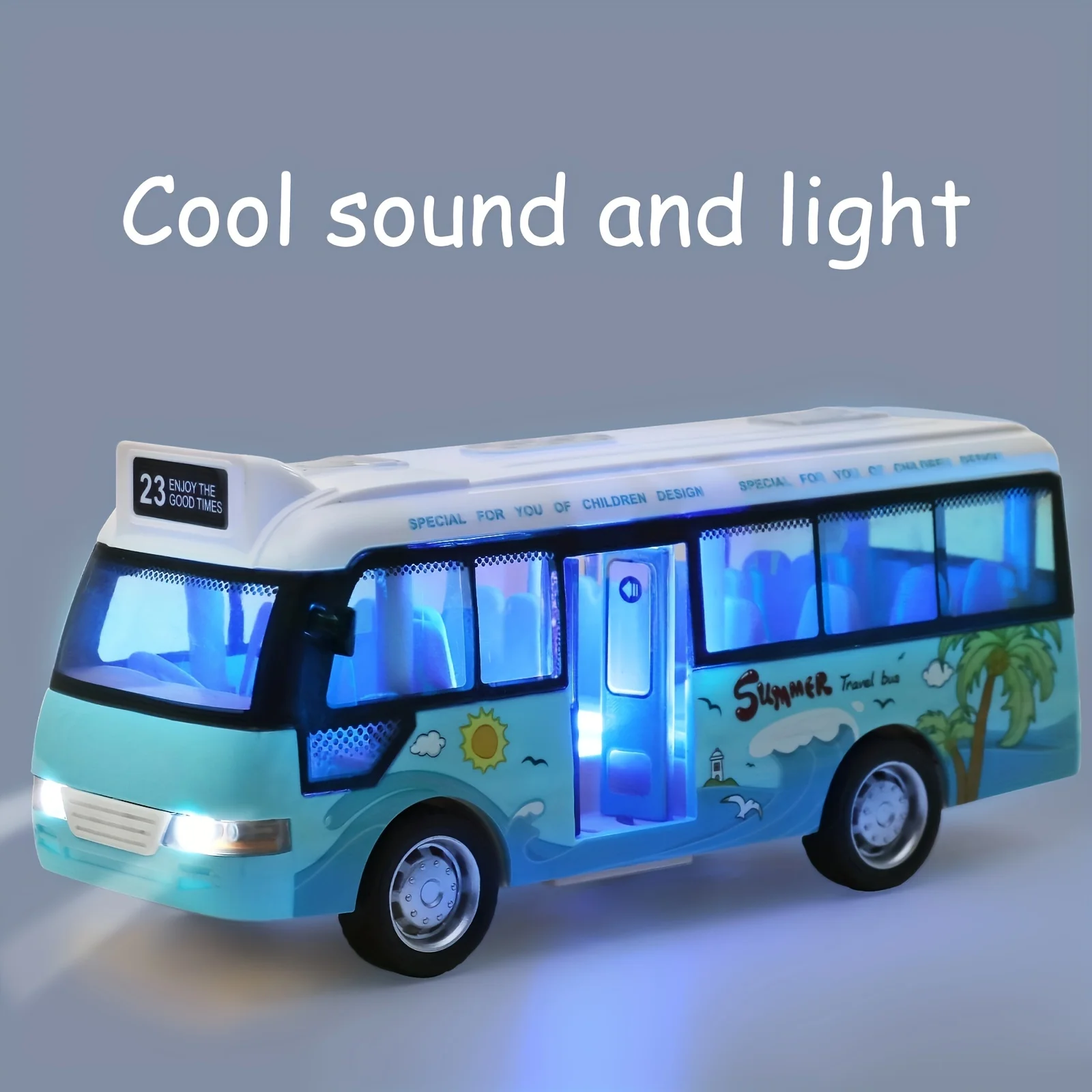 School Bus Sound Light Tour Bus Model Boy Toy Diecasts Toy Vehicles Kids Gift Juguetes para autobuses escolares