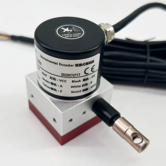 0-500mm -1000PPR cable displacement sensor Wire pull encoder