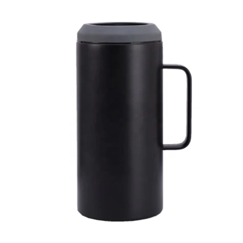 Factory Wholesale Insulated Beverage Metal Tall Skinny Can Double Wall Slim 40 Oz Beer Bottles Cooler With Handle