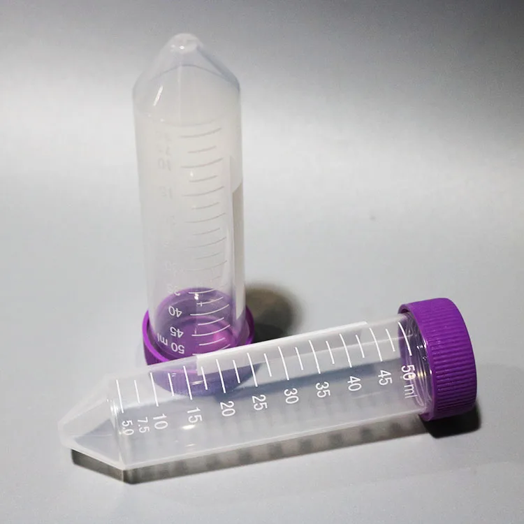 Best sell 15ml 50ml Centrifuge Tube with screw cap and self standing conical end centrifuge tube