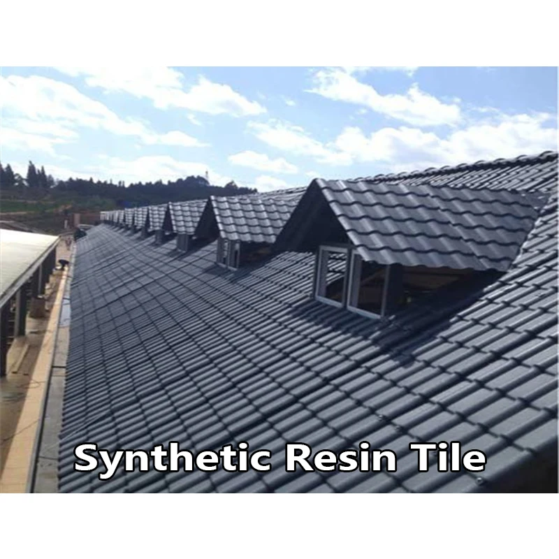 High quality building materials roof synthetic resin tile for shopping malls