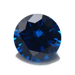 Wholesale price round shape synthetic cubic zirconia loose gemstone