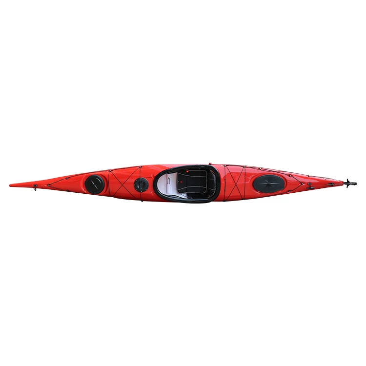 Light Touring Ocean Kayak Abs Thermoformed Racing Thermoform Kayak With Skeg Double Sea Kayak