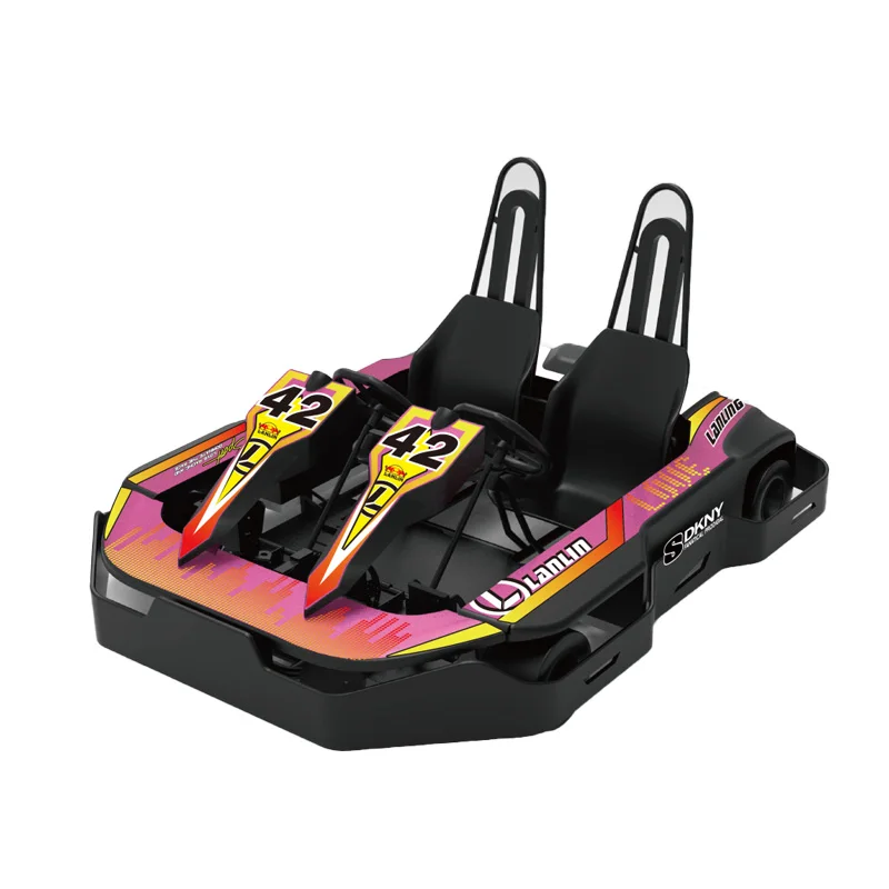 Высокая скорость 60 км/ч съемный аккумулятор go kart Электрический karting два сиденья для взрослых