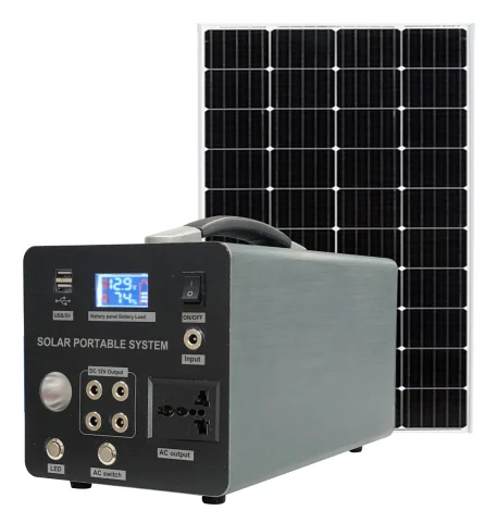 Solar Portable Power Station System 300w With Solar Panel for Outdoor Power Golf Cart